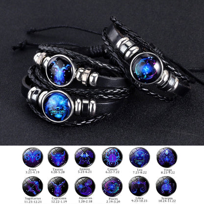 MysticAura Luminous Zodiac Guardian Bracelet™