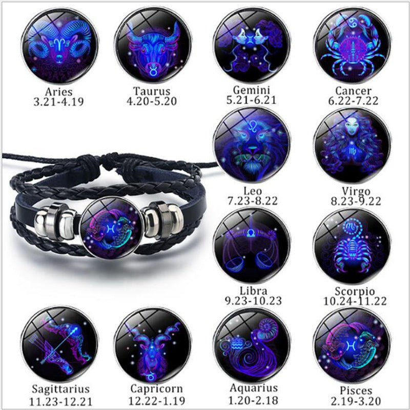 MysticAura Luminous Zodiac Guardian Bracelet™