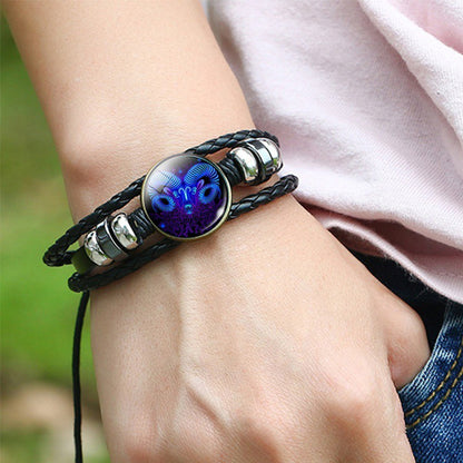 MysticAura Luminous Zodiac Guardian Bracelet™