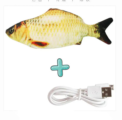 Cats USB Charger Interactive Toy Fish