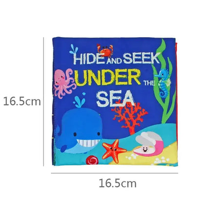 3D Toddlers Animal Foot Cloth Book Washable Montessori Baby Busy Board Early Learning Education Habits Knowledge Developing Toys