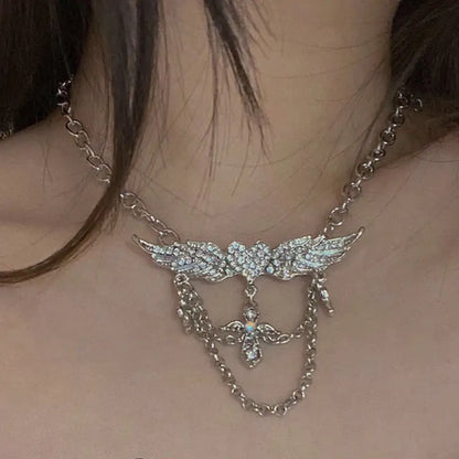 Angel Wings Pendant Necklace