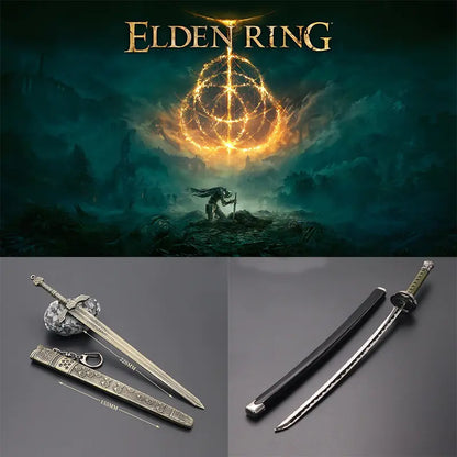 26cm Metal Elden Ring Banished Knight Famous Sword Moon