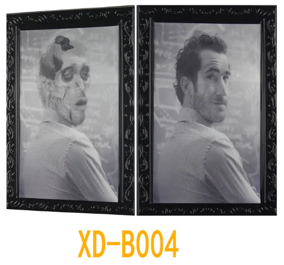 3D Halloween Face Changing Ghost Portrait