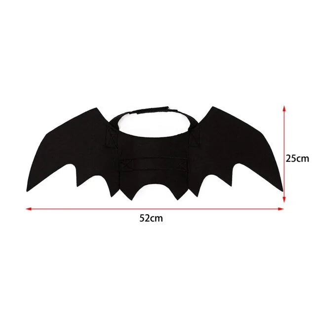 Halloween Cute Pet Clothes Black Bat