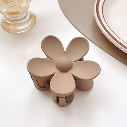 Geometric Flower Hair Clip Set