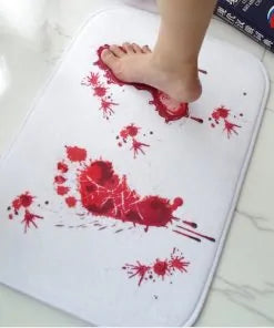 Bloody Microfiber Bath Mat