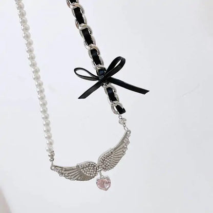 Angel Wings Pendant Necklace