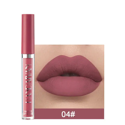 6PC Matte Velvet Lip Gloss Set