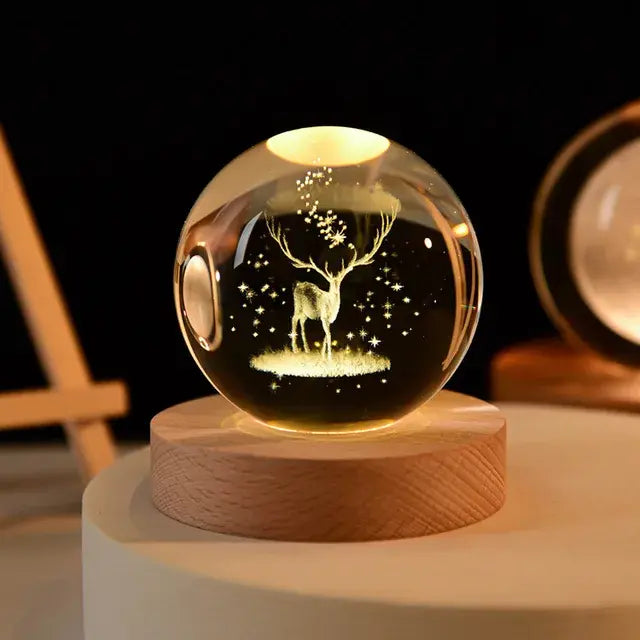 3D Illuminating Crystal Ball