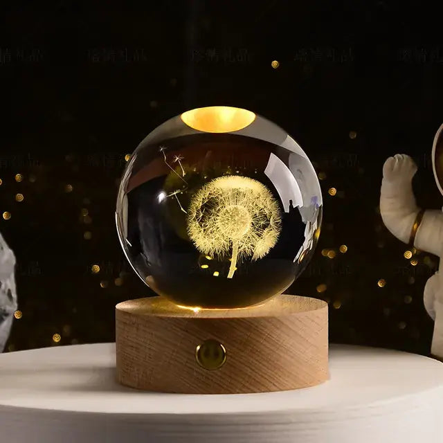 3D Illuminating Crystal Ball