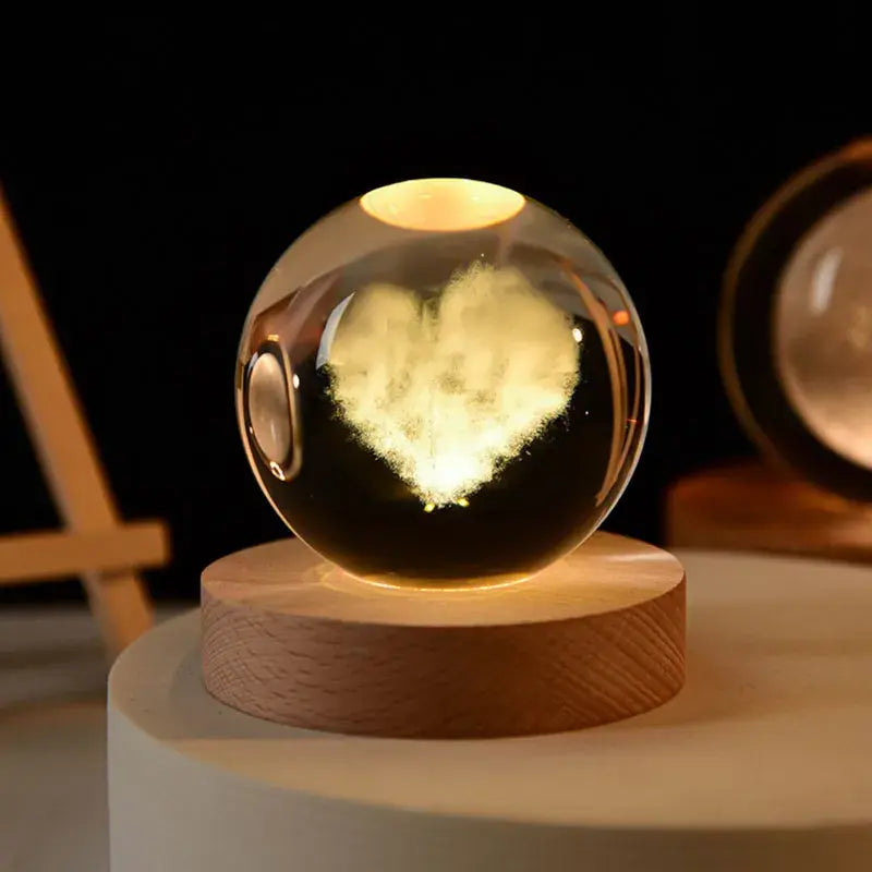 3D Illuminating Crystal Ball