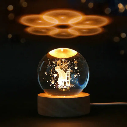 3D Illuminating Crystal Ball