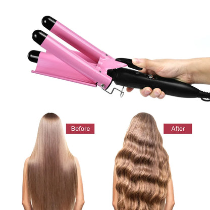 3 Barrels Hair Curling Iron