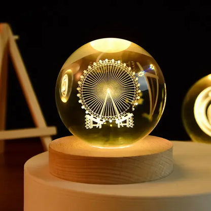 3D Illuminating Crystal Ball